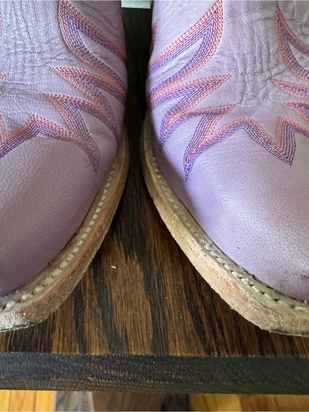 Lucchese Limited Release Lilac Ankle Boots - Picture 7 of 8